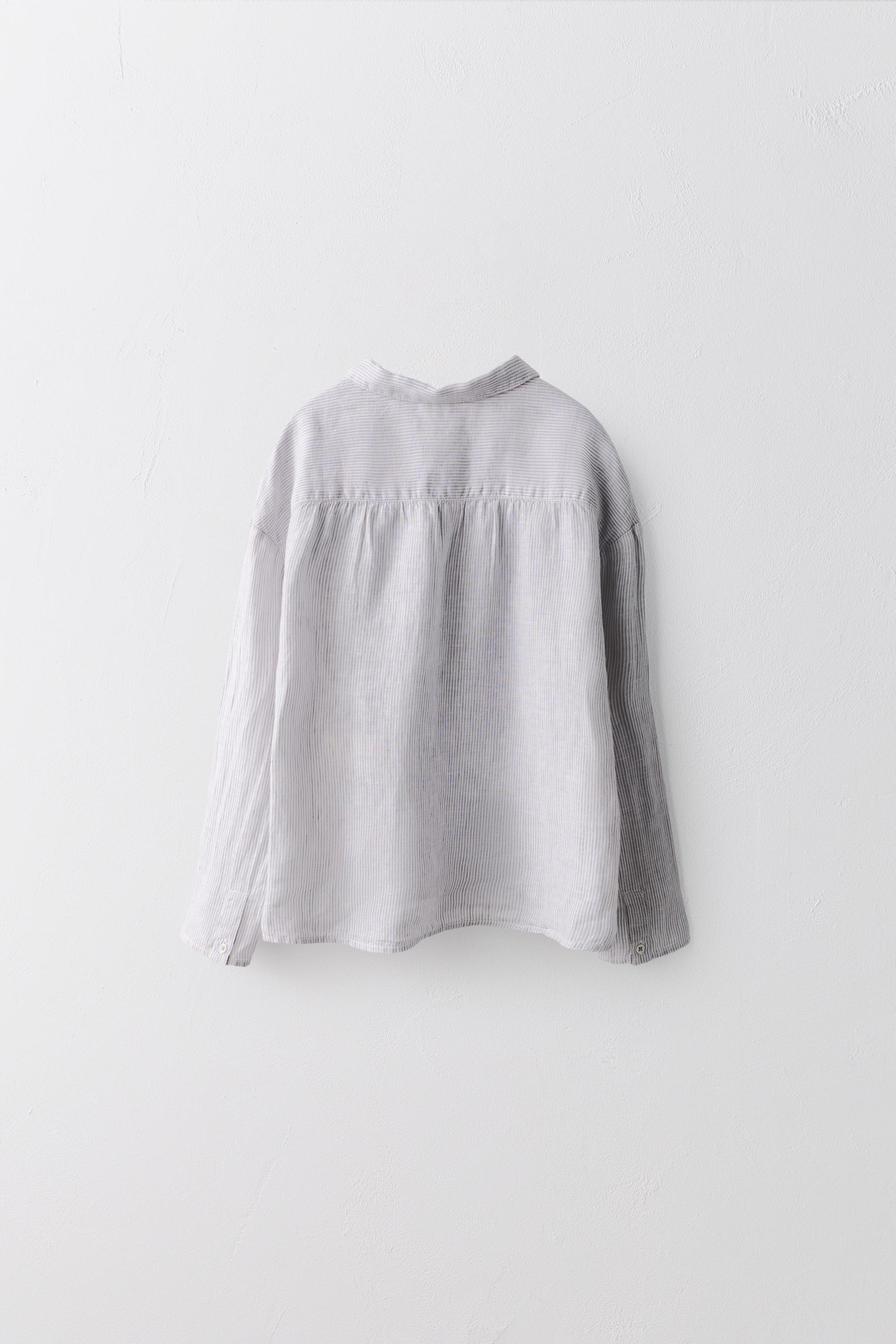 YEARS / LIMITED EDITION 100% LINEN STRIPED SHIRT